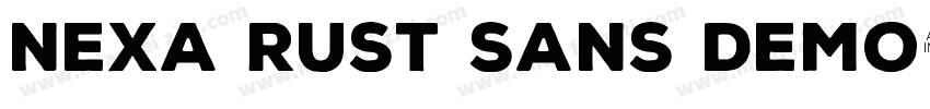 Nexa Rust Sans Demo字体转换